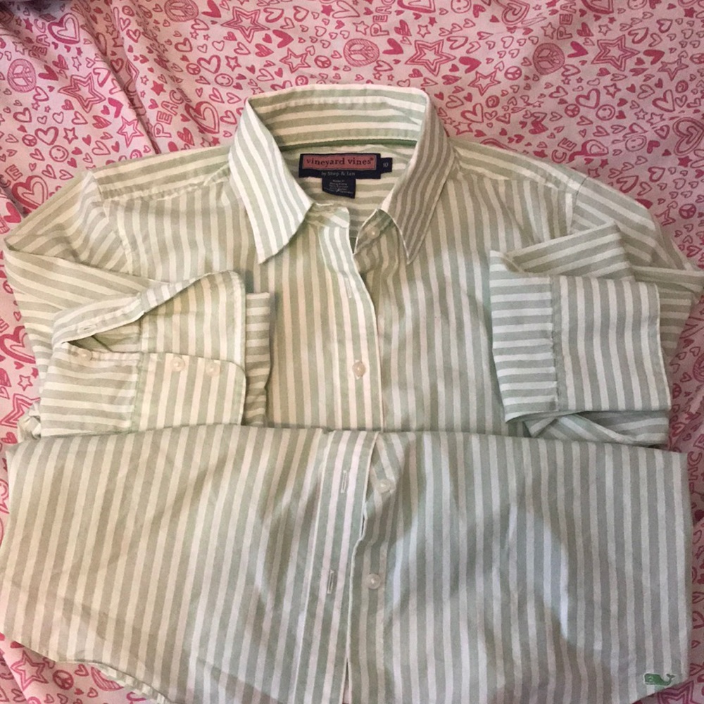 Vineyard Vines Long Sleeve Casual tapered Shirt 10